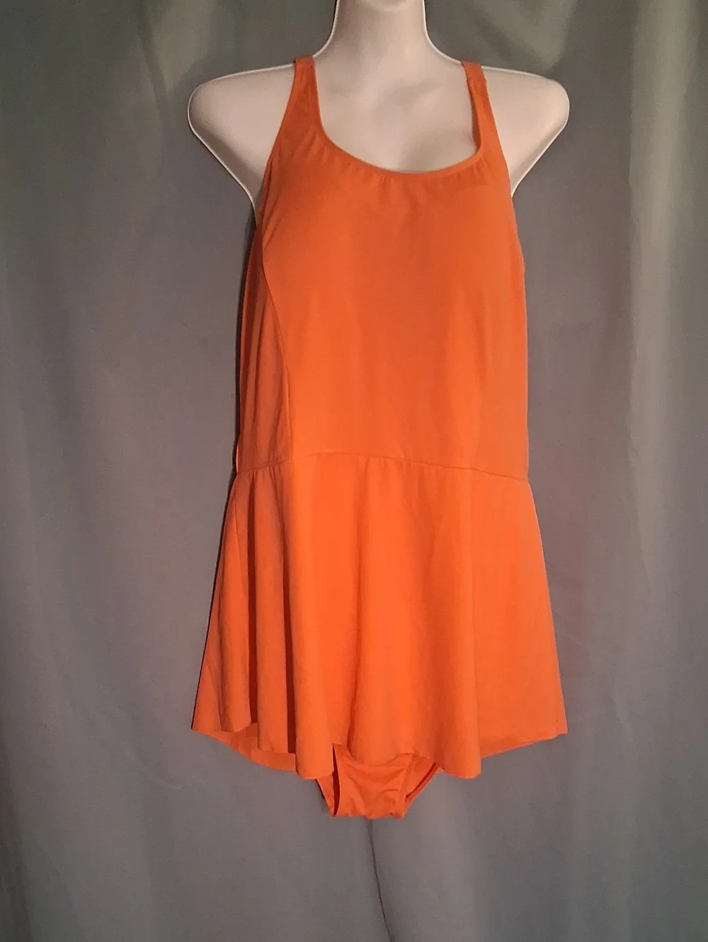 Orange Girls' Swim Dress - Kids Bottoms